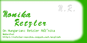 monika retzler business card